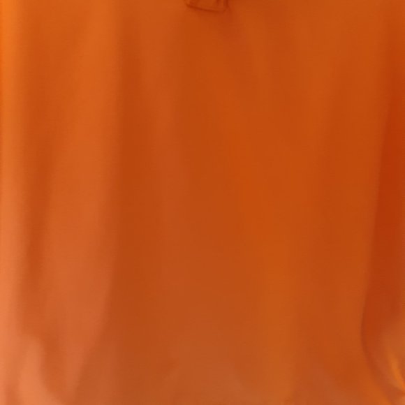 CALLAWAY MEN'S GOLF PULLOVER SHIRT | Size L | 1/4 Zip | Orange w/Black Stripe - Picture 4 of 14